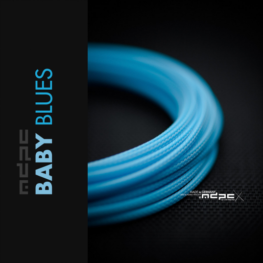 Baby-Blues Cable Sleeving SMALL 100m