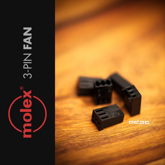 3-pin FAN Connector by MOLEX