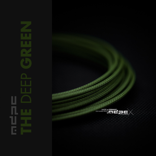 THE-Deep-Green Cable Sleeving SMALL