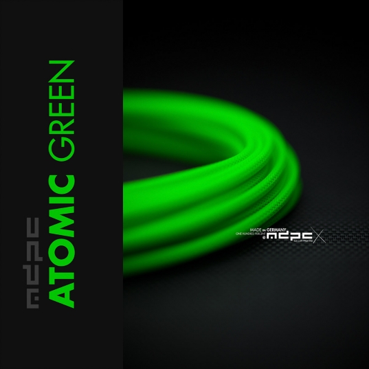 Atomic-Green Cable Sleeving SMALL 100m