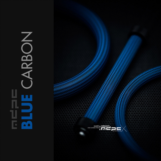 Blue-Carbon Cable Sleeve BIG