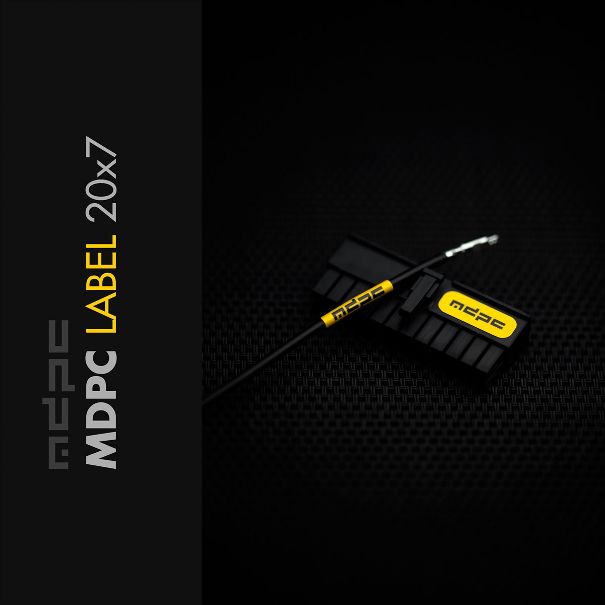 MDPC Label 20x7 Yellow | MDPC-X