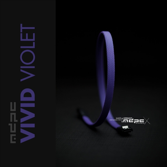 Vivid-Violet Cable Sleeves MEDIUM 100m