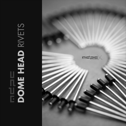 Black Rivet Dome Head 500x