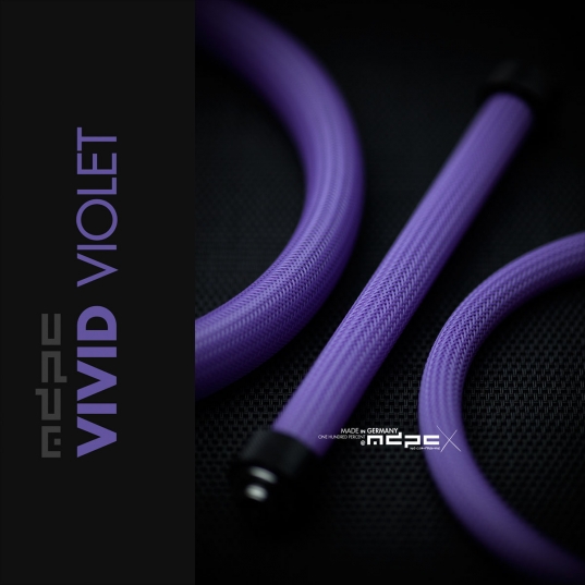 Vivid-Violet Cable Sleeve BIG 100m